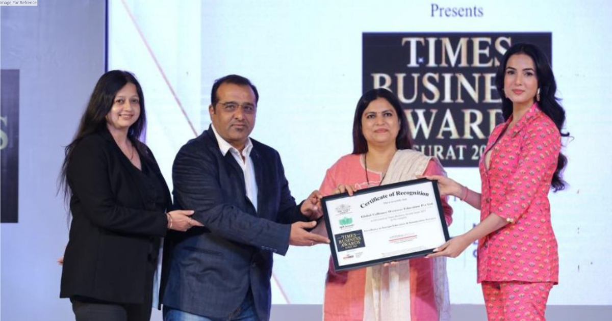Global Colliance honoured with Times Business Award 2023 in Surat
